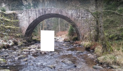 le pont des fées gerardmer Photomontage