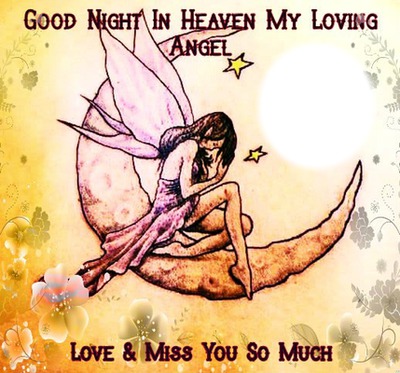 GOOD NIGHT ANGEL Fotomontaža