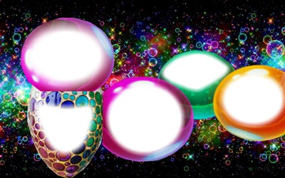"bubbels" Fotomontage