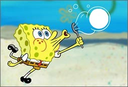 Spongebob Bubble BETA Photo frame effect