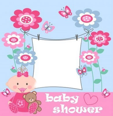 baby shower Fotomontaža