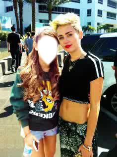 Miley bangerz tour Фотомонтаж