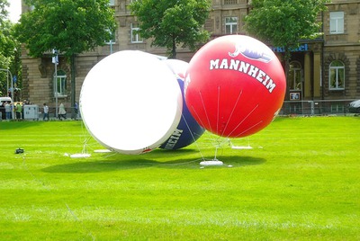 heißluftballon Fotomontage