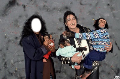 Michael Jackson Fotomontaż
