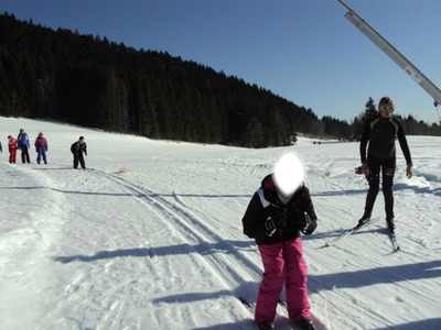 ski au jura Fotomontaža