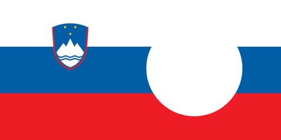Slovenia flag Photo frame effect