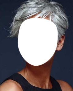 Cheveux gris Photo frame effect