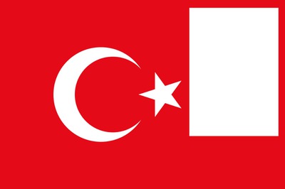 Turkey flag Fotomontaža