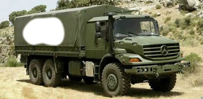 camion militaire Fotomontāža