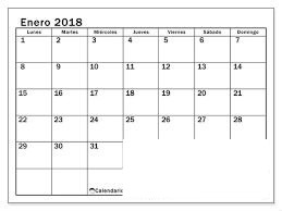 Calendario enero 2018 Montaje fotografico