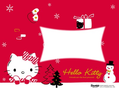 hello kitty christmas Photomontage