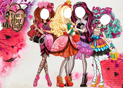 ever after high Valokuvamontaasi