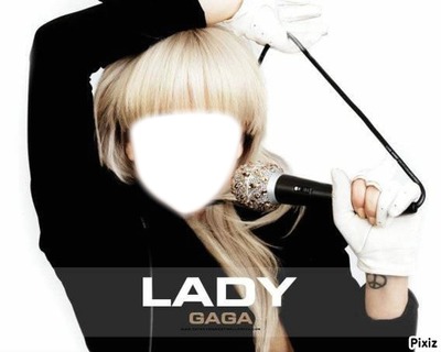 Lady Gaga Photo frame effect