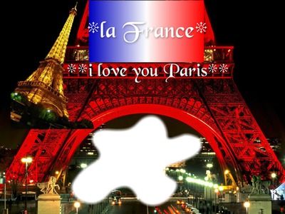 La France!!! Photo frame effect