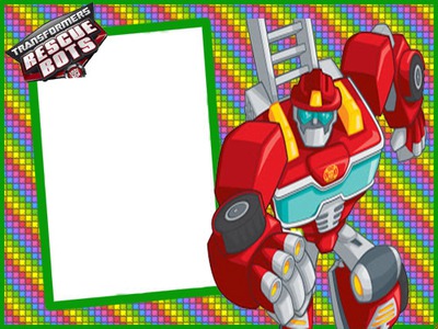 rescue bots Photo frame effect