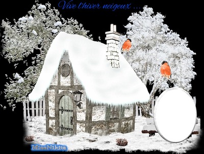 Hiver Neigeux Photomontage
