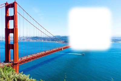 San Francisco bridge Fotomontasje