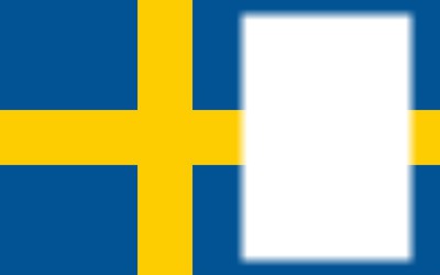 Sweden flag Valokuvamontaasi