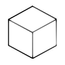 cubo de 3 Fotomontagem
