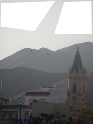 Iglesia de San Pablo(Málaga) Photo frame effect