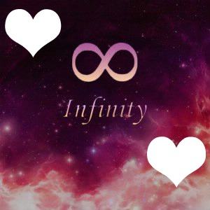 Infinity love Fotomontaža