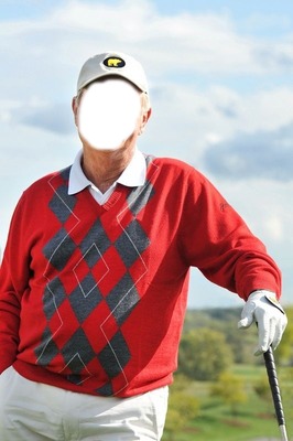 Golfeur Fotomontaggio