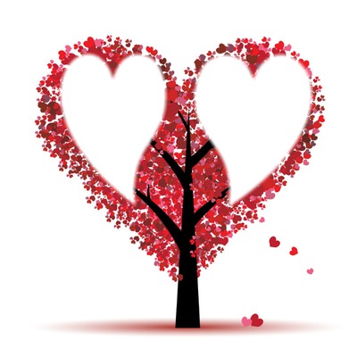 l'arbre de l'amour Photomontage