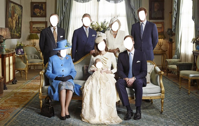 famille royal anglaise Фотомонтажа