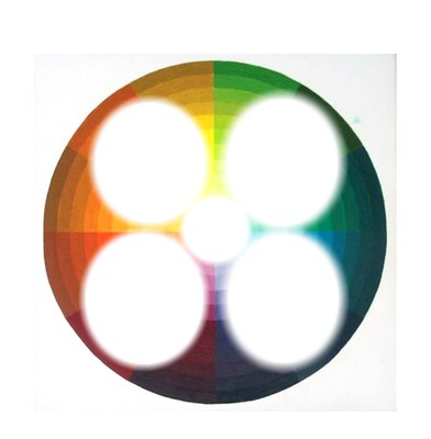 círculo colorido Fotomontagem