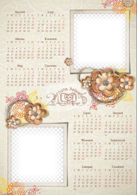 kalendarz 2015 Fotomontāža