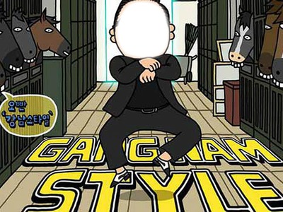 gangnam style Fotomontage