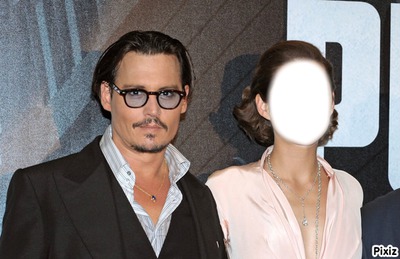 Johnny Depp et .. Fotomontāža