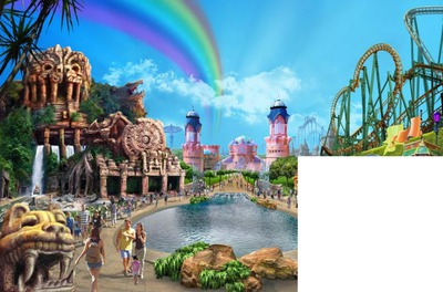 Rainbow Magicland - Italia Fotomontáž