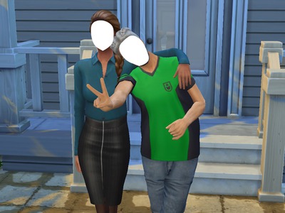 Sims à avoir perdu la tête Photomontage