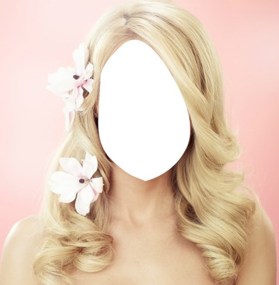 Blonde Hair Photomontage