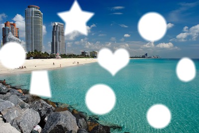 Miami the dream Fotomontaggio
