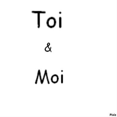 Toi & Moi Fotomontage