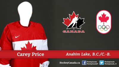 carey team canada hockey Fotomontage