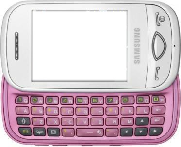 celular rosa!! Fotomontaż