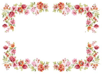 Flower frame Montage photo