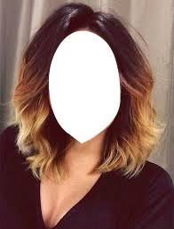 hair ombre Fotomontage