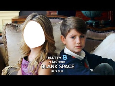 Blank Space (Mattyb) il a fait ce clip avec cette fille car : elle ressemble a  la ressponsable du clip et c'est : taylor swift Fotomontaż