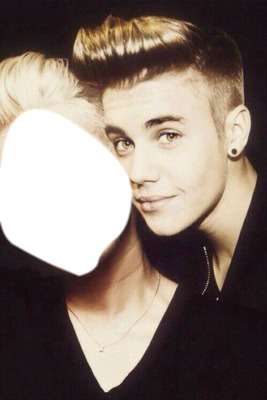 Mon calin avec Justin Bieber Fotomontaggio