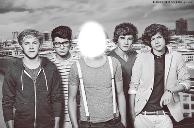 visage One Direction Fotomontažas