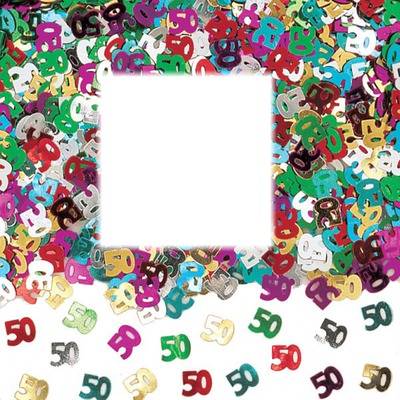 50 ANS Photo frame effect