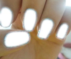 Ongles ♥ Photo frame effect