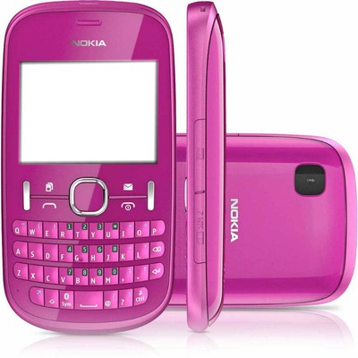 Nokia asha rosa Fotomontagem