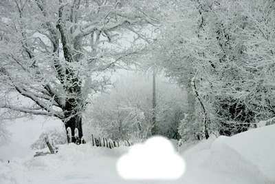 neige Fotomontāža