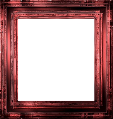cadre rouge Fotomontaż