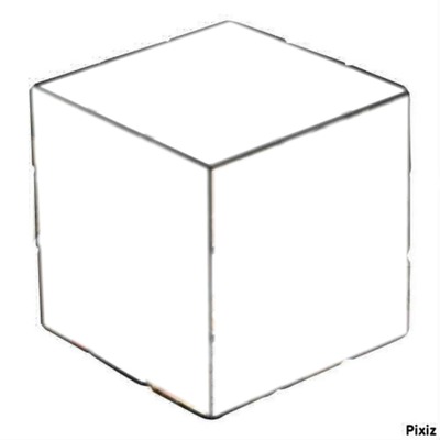 Le cube pour le Amoureux Fotomontage